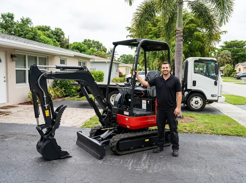 Mini Excavator Rental in Lauderdale, FL